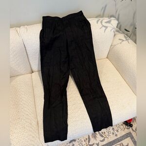 Talbots Black Linen high quality Trousers size 4